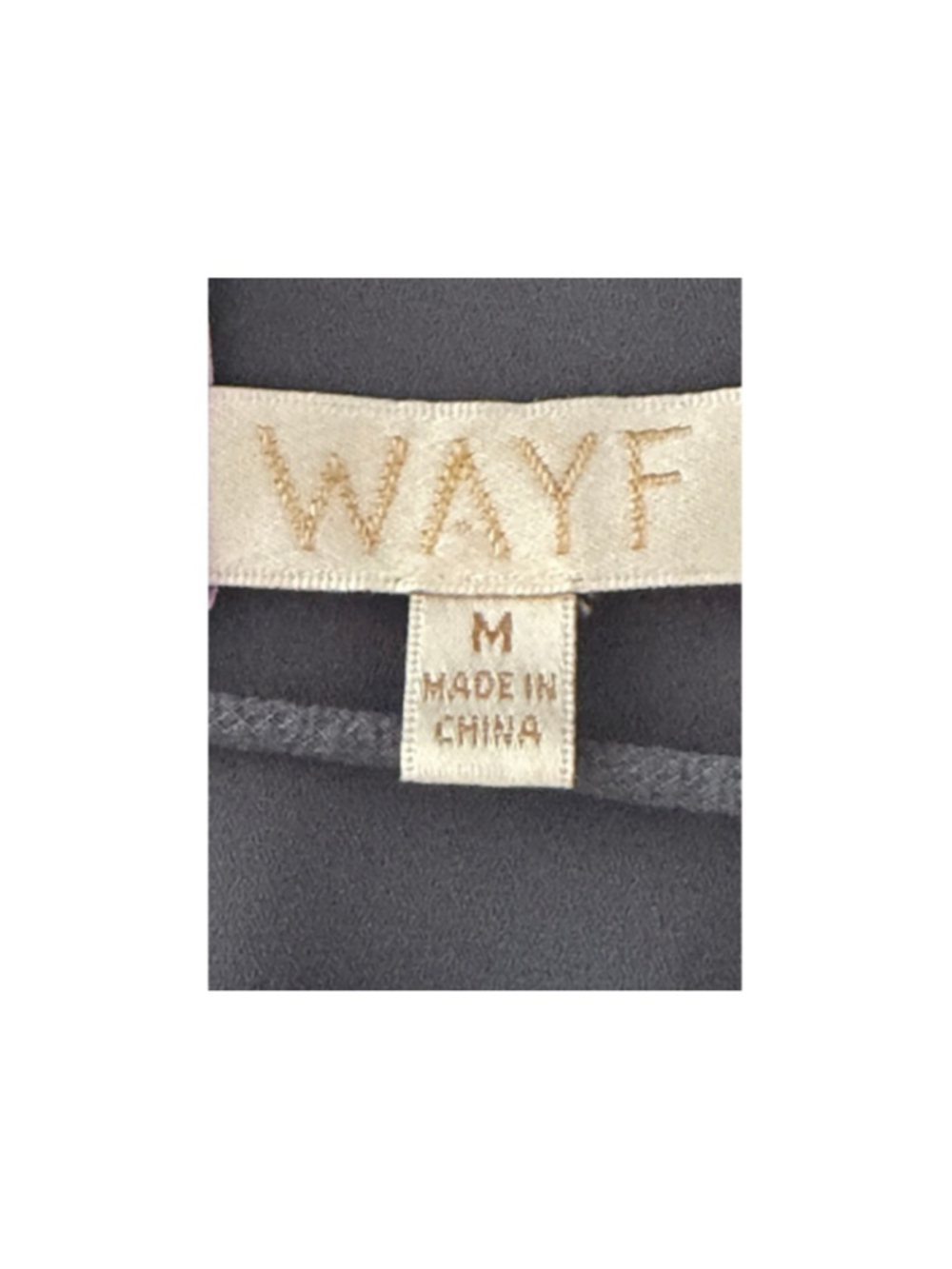 Women's WAYF Gray Lace-Up Maxi Dress - Size M (EUC) - Picture 5 of 5